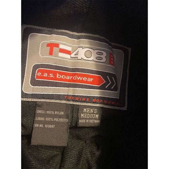 Turbine Men's Snow Pants Size M Black Winter Ski Adjustable Waist - Picture 3 of 11